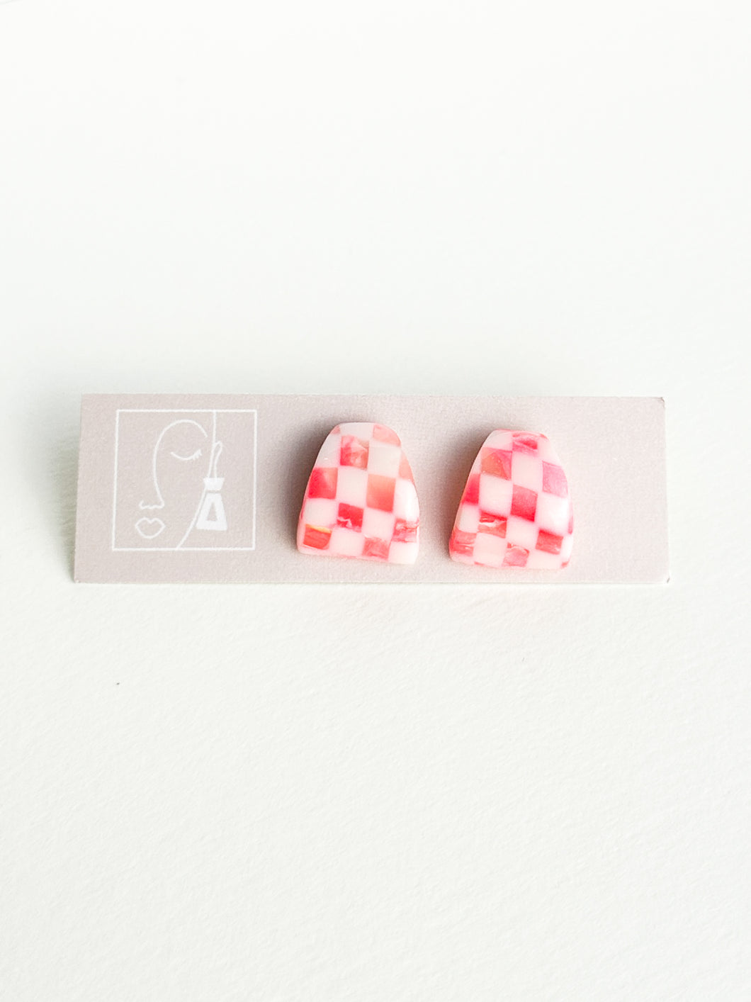 Huggie Studs | Barbie check