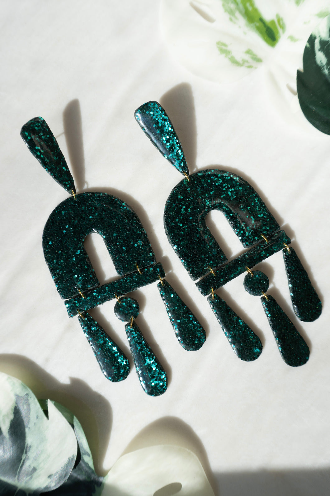KACIE | emerald glitter